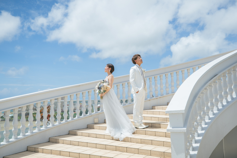 【43,780円】気軽に撮影出来るビーチ＆チャペルフォトプラン【衣装・ヘアメイク・アクセサリー・ブーケ・靴含む】