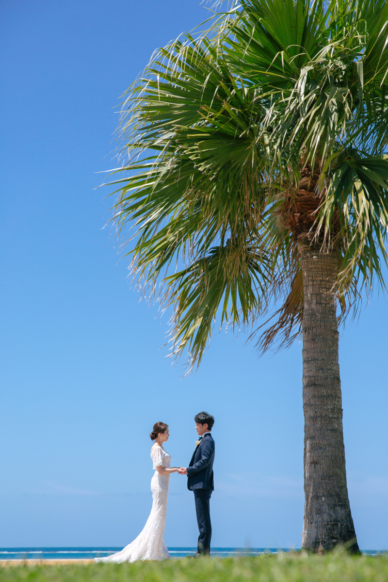 【43,780円】気軽に撮影出来るビーチフォトプラン【衣装・ヘアメイク・アクセサリー・ブーケ・靴含む】