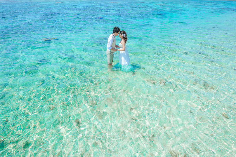 北部ビーチフォト♢写真データ&アルバム、衣装、アクセサリー、ブーケ、靴も全部込み！