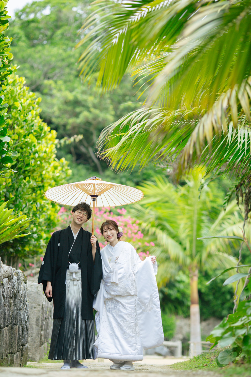 【200,530円】琉球村♢写真データ250カット以上♢衣装・ヘアメイク・アクセサリー・ブーケ・靴も含む