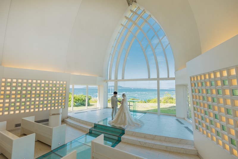 【2着目ドレス半額！？】ビーチ＋万座エリアチャペル