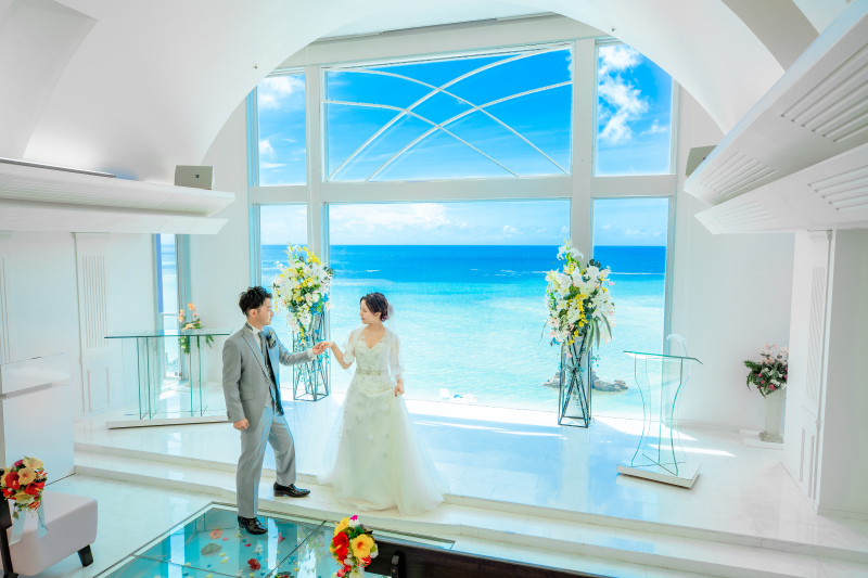 【43,780円】気軽に撮影出来るビーチ＆チャペルフォトプラン【衣装・ヘアメイク・アクセサリー・ブーケ・靴含む】