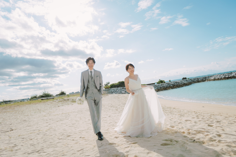 【ムービープラン】ムービーもセット！　沖縄ブルービーチ！データ200カット＋豪華アルバム付