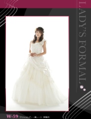 W-59 ワンショルダー・裾レース
