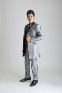 TC-12/13/14 シルバーサテンストライプベス（南店）