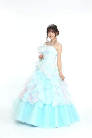 C-8 水色レースピンク