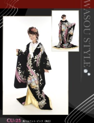 CU-25 黒ベルベット　ピンク　南店