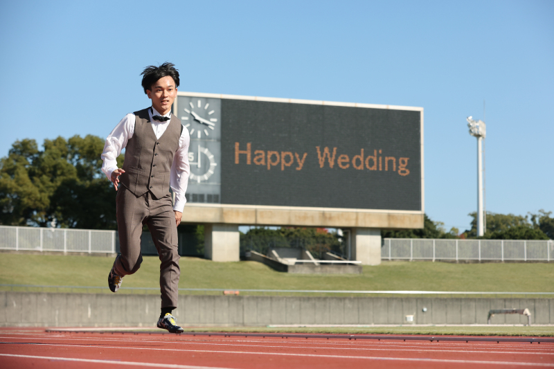 走っている姿を撮影！