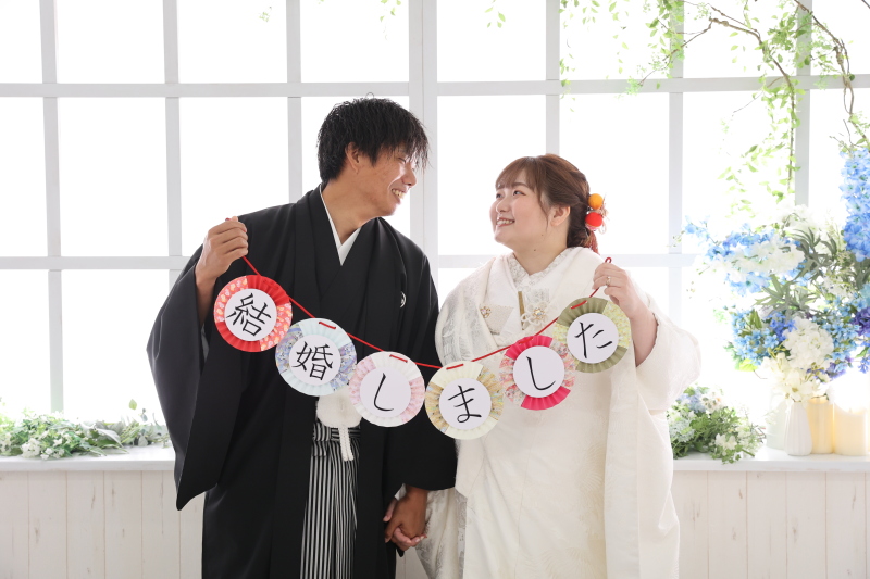 お持ち込みグッズ盛りだくさん!和装スタジオ撮影!