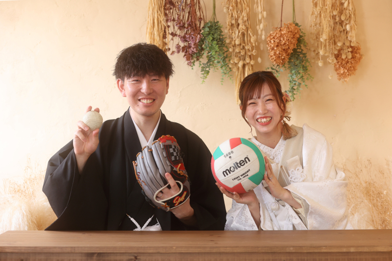 お互いの部活グッズ