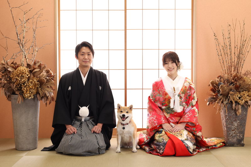 ワンちゃんとの3ショット