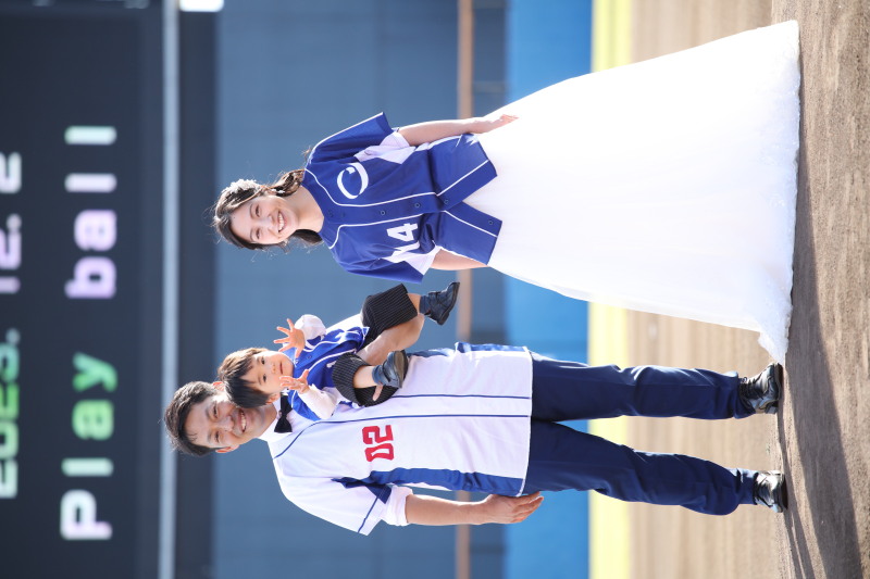3人のスリーショットも撮影できました