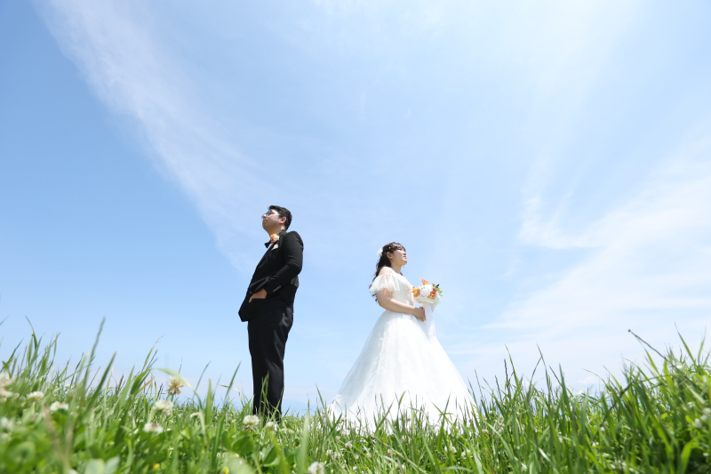 青空&新緑!洋装ロケーション