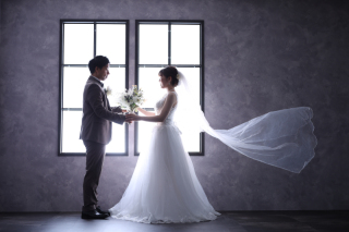 洋装スタジオ撮影