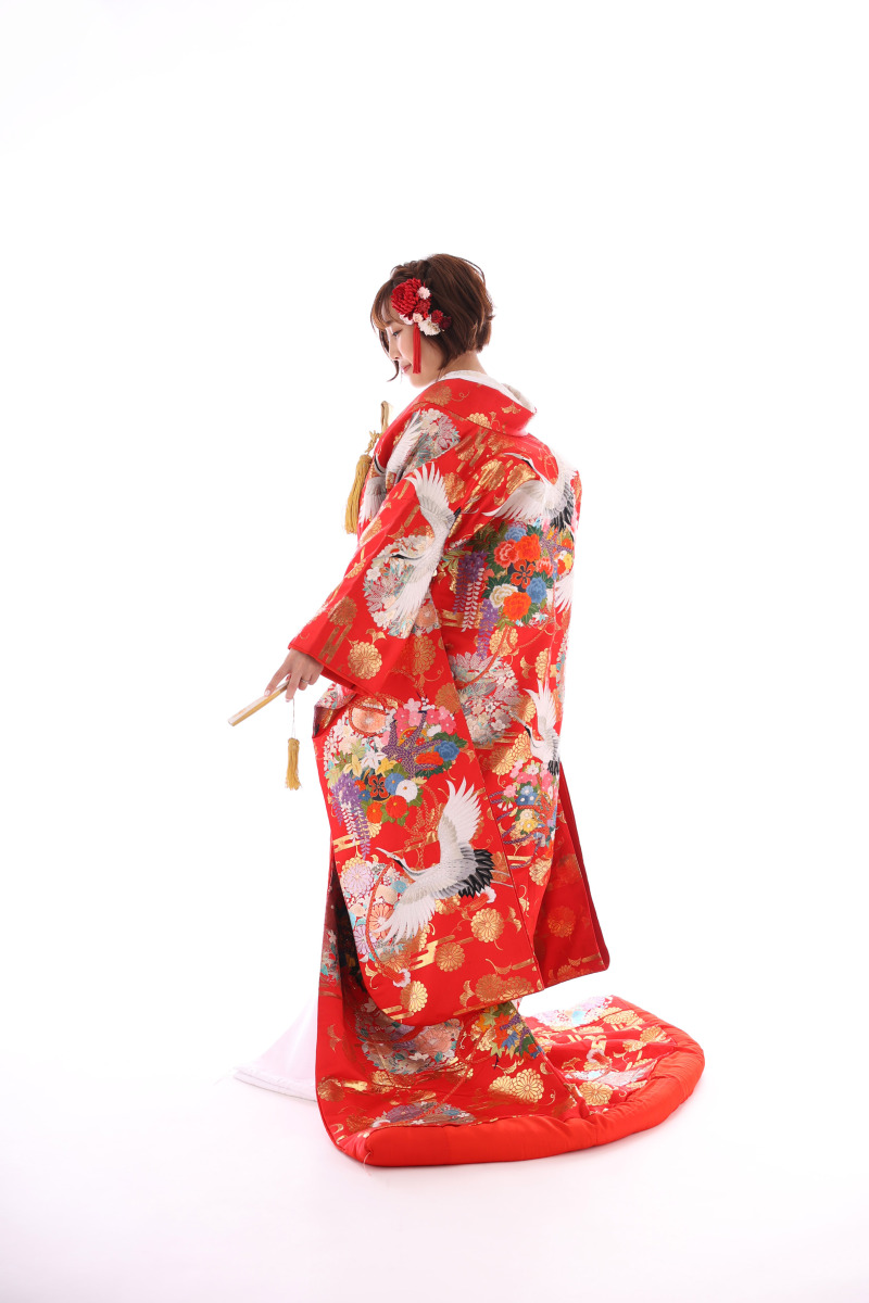 新婦様の後ろ姿