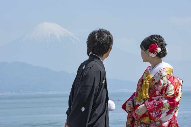富士山と撮影