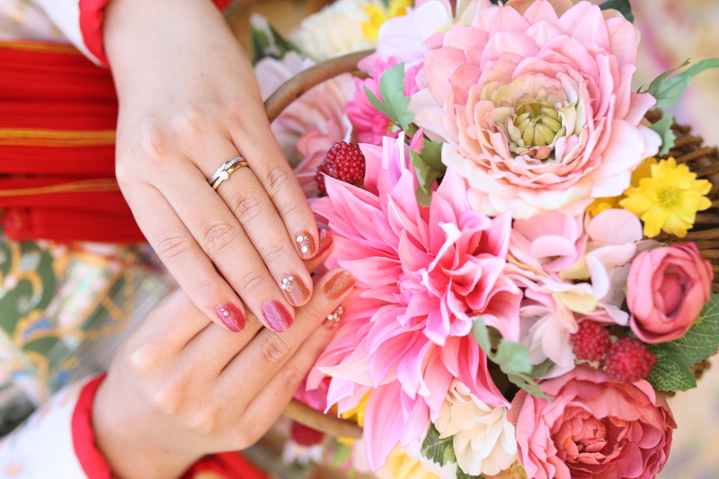 ブーケとネイル