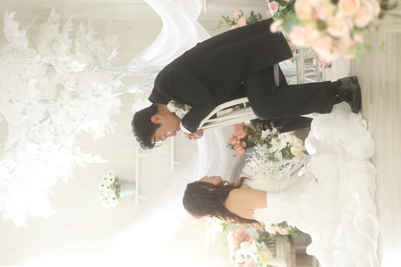 薔薇のスタジオセット