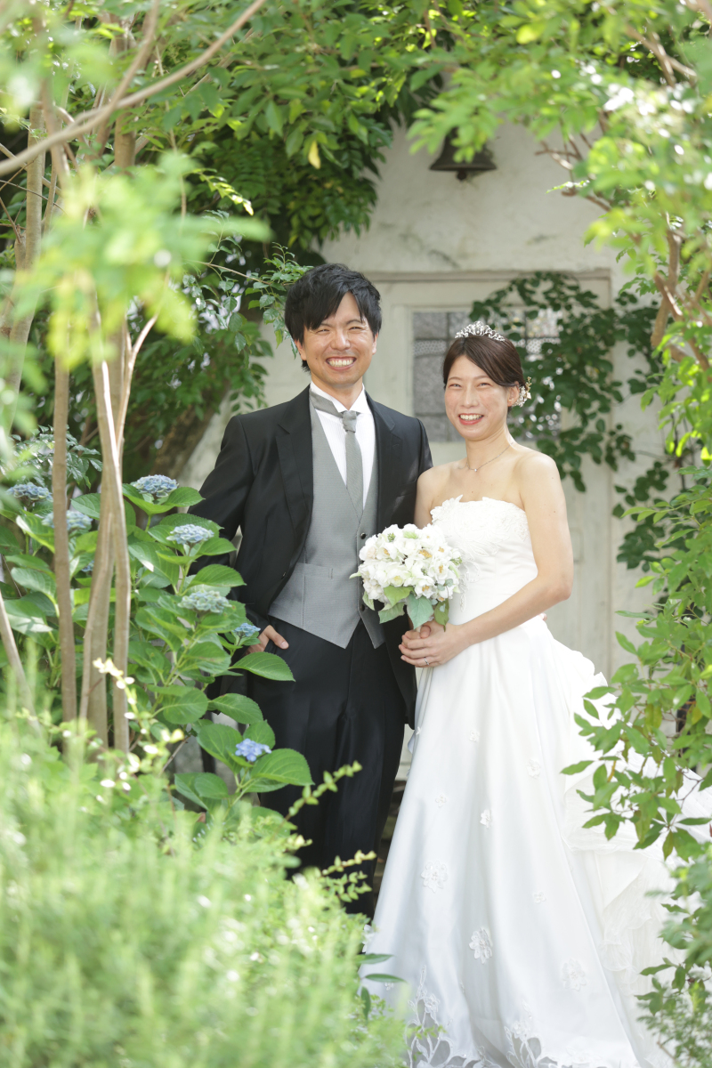 お庭の中で撮影できます。