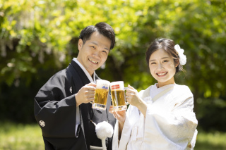 思い出のアイテムとの撮影