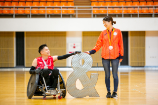 車いすラグビー日本代表　若山選手を撮影させていただきました！