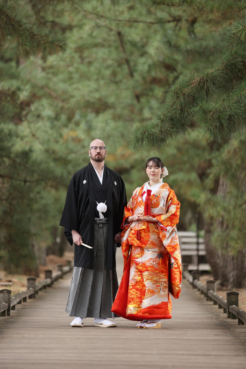 きっちりとした立ち姿