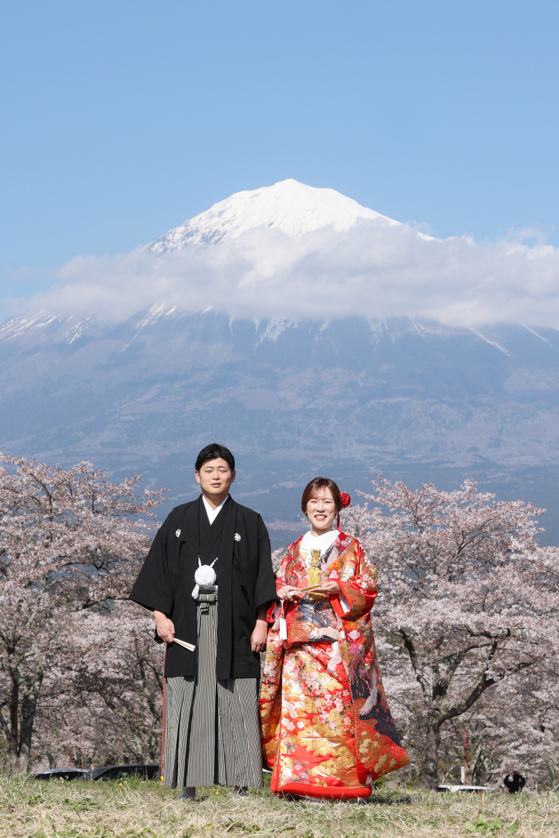 富士山と桜