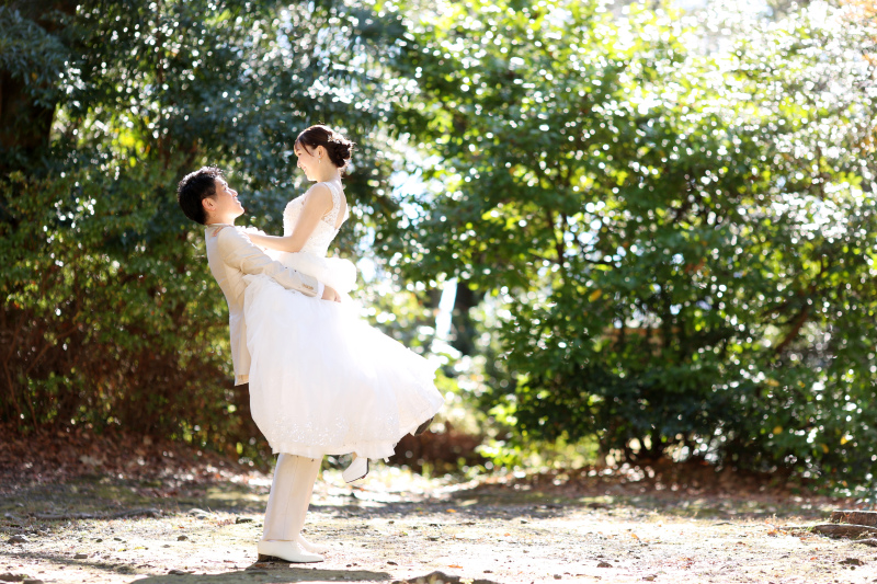 自然を感じられる洋装ロケーション