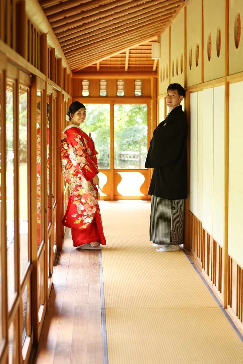 Kスタジオ 草薙店_庭園で撮影できる