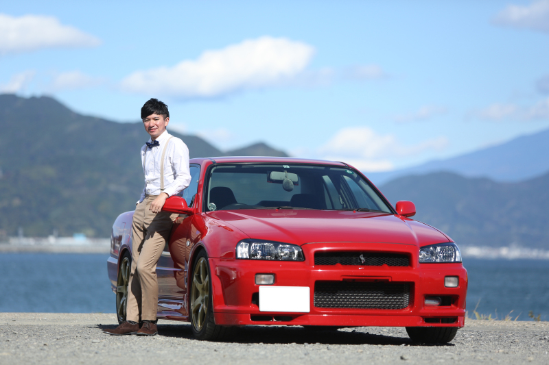 愛車やバイク、サーフボードなどと一緒に撮影可能!