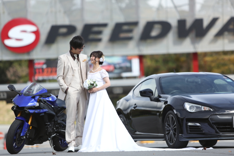 入り口に入る前のゲート前で撮影