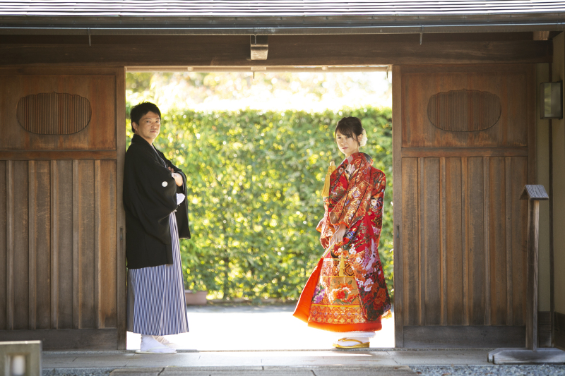 Kスタジオ 草薙店_庭園で撮影できる