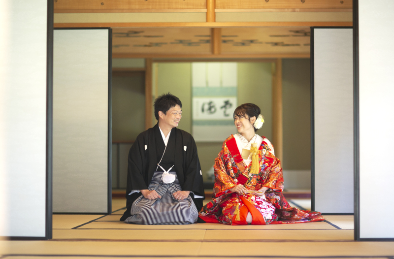 Kスタジオ 草薙店_庭園で撮影できる