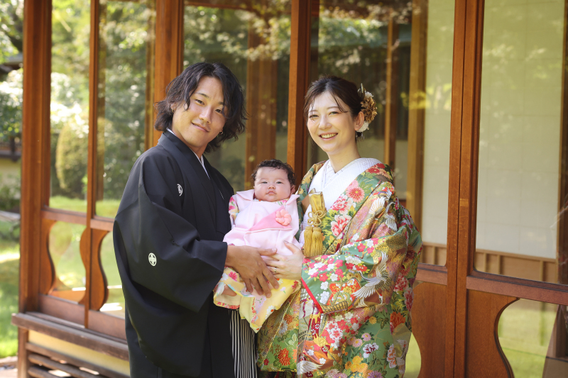 お子様と一緒に撮影ができます