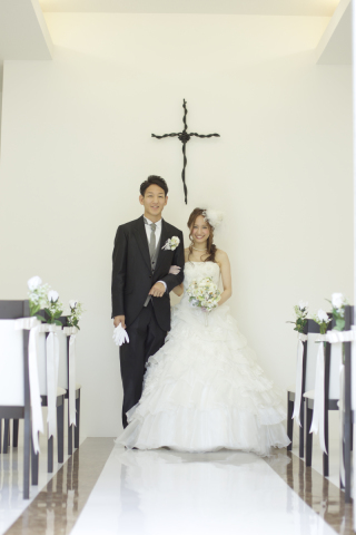 併設チャペルでの撮影