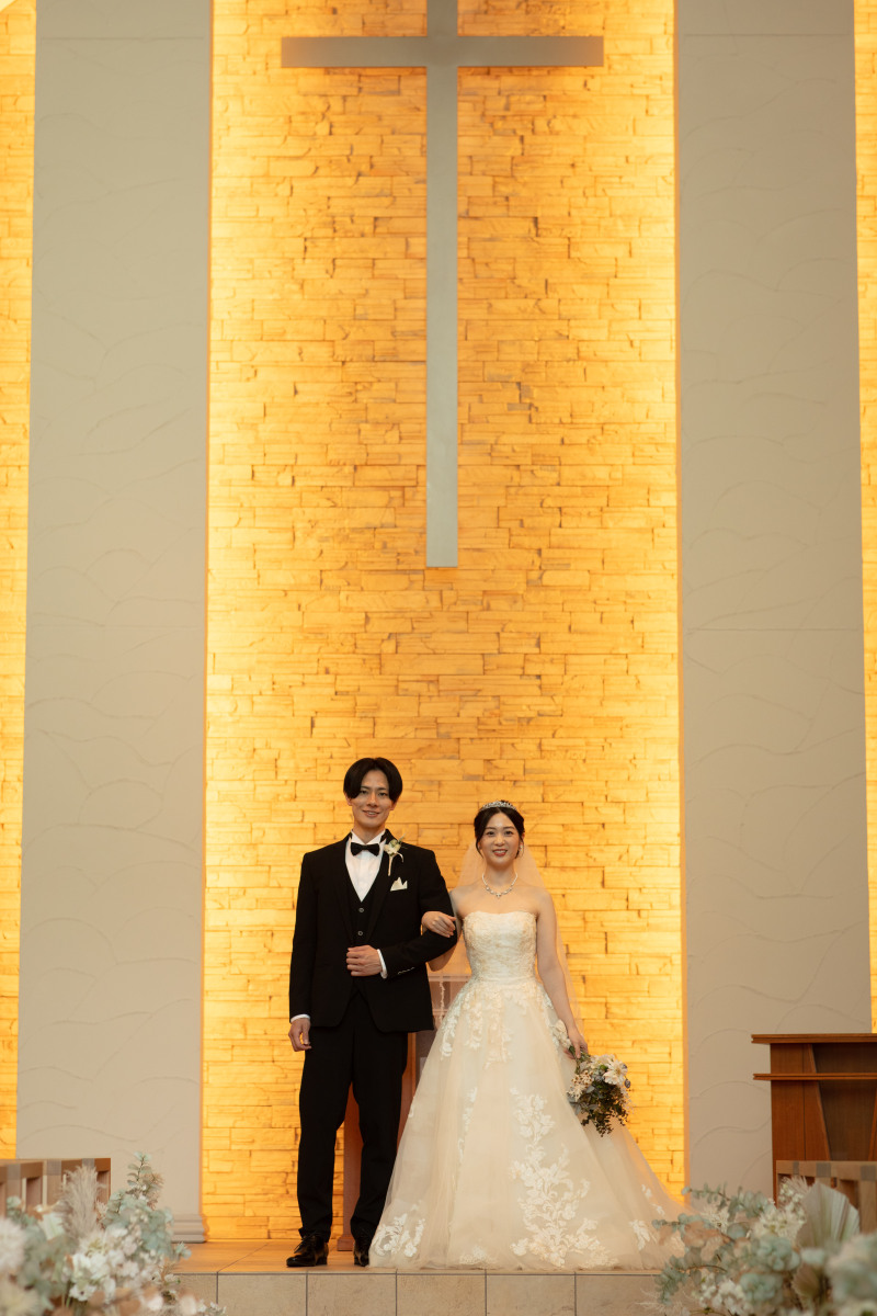 結婚式場チャペルロケーション撮影