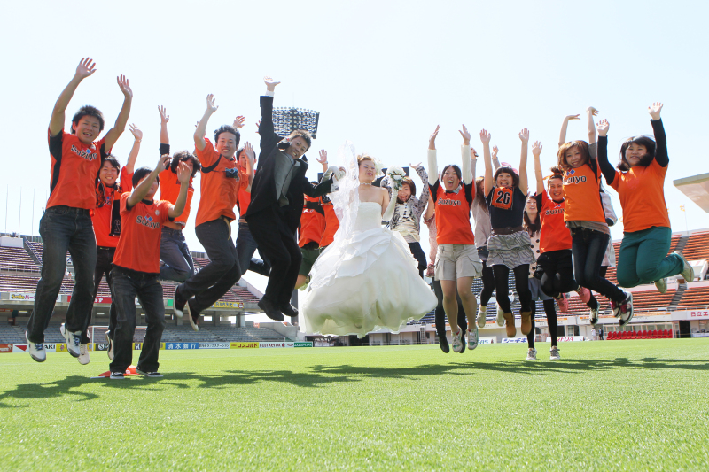 「サッカースタジアム」にて撮影ができる【通年】（通常プラン）