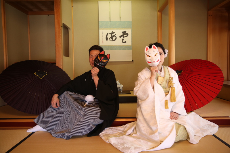 紅葉山庭園（庭園とお茶室での撮影）※紅葉が素敵な庭園です　【通年】（通常プラン）