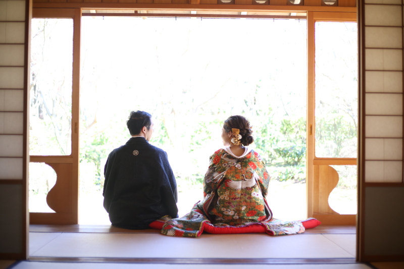 紅葉山庭園（庭園とお茶室での撮影）※紅葉が素敵な庭園です　【通年】（通常プラン）
