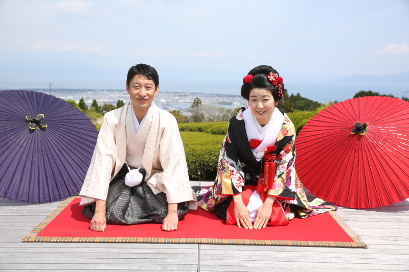 全景の茶の間（日本平から望む富士山と茶畑）　【通年】（通常プラン）