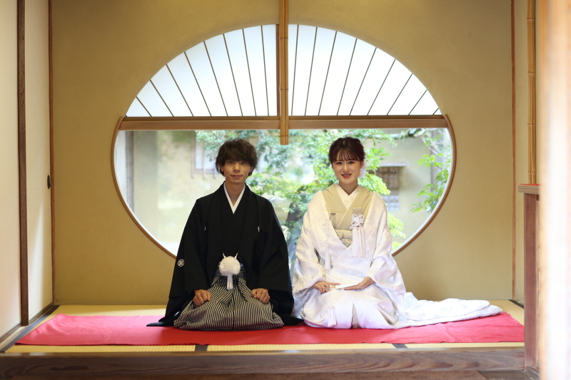 コスモス畑・玉露の里（庭園とお茶室での撮影）【通年】　※コスモス畑は10月〜11月頃