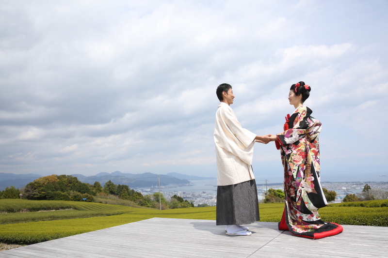 全景の茶の間（日本平から望む富士山と茶畑）　【通年】（通常プラン）