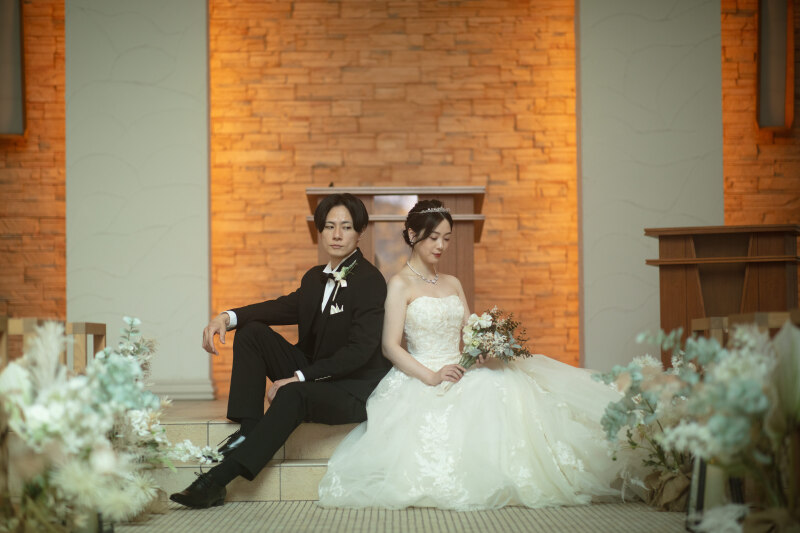 結婚式場チャペルロケーション撮影