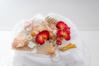 衣裳撮影装飾ブーケ