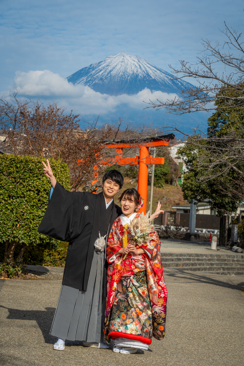 秋冬の富士山