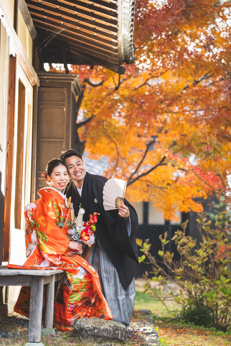 縁側でのショットも