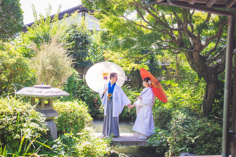 庭園もたくさんのシーン