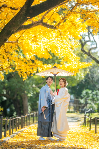 紅葉和装　と　海ロケ洋装　２日に分けて　レポート