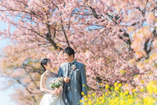 和装富士山と洋装桜の両方の撮影レポート