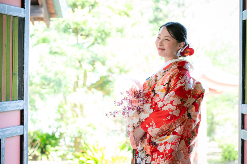 笑顔が素敵な新婦様